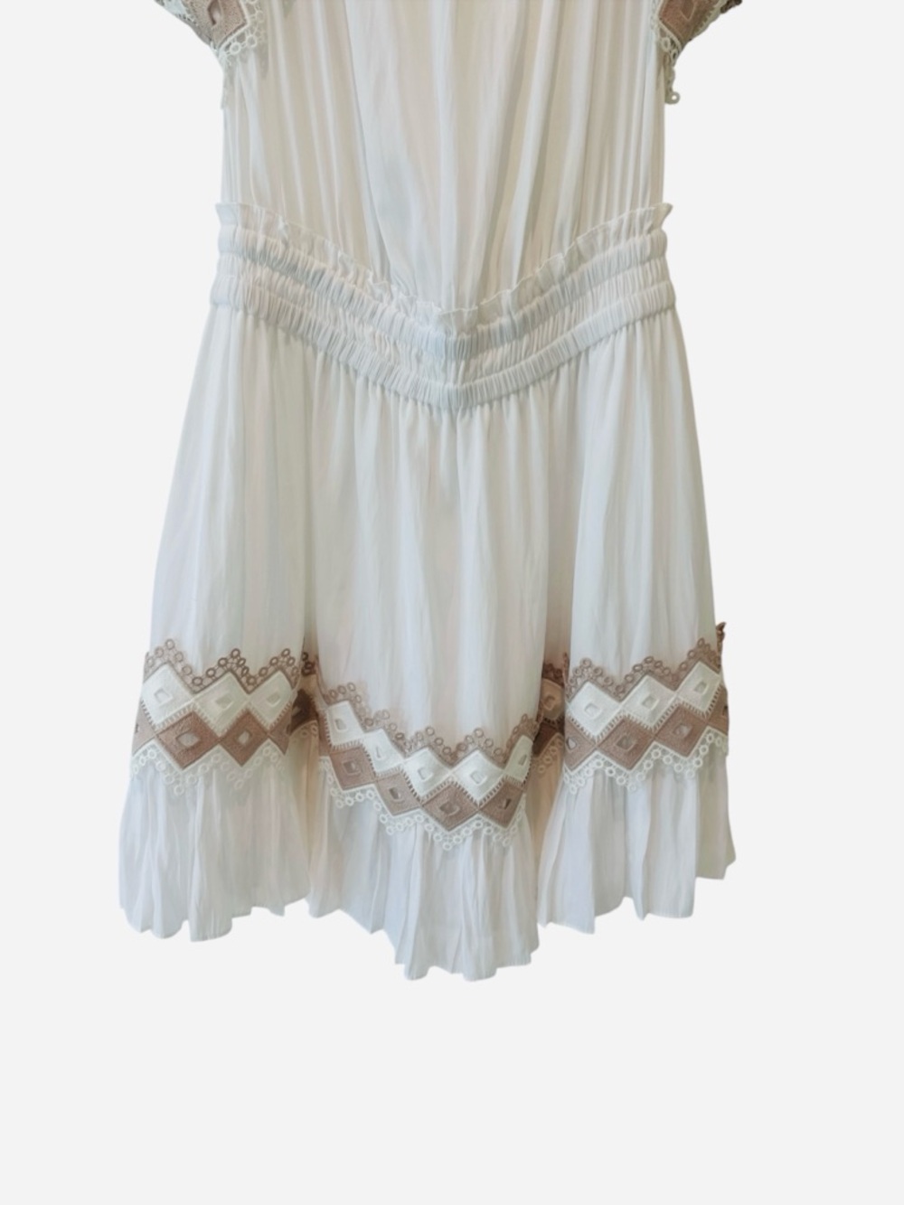 RAMY BROOK Bridget Eyelet Embroidered Dress in Ivory - Picture 9 of 12
